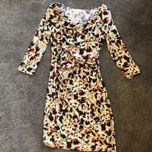Maggy London Print Stretchy Dress - Size 8
